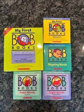 Bob Books Learning Bundle Set Pre-Reader Kindergarten First Grade Homeschool